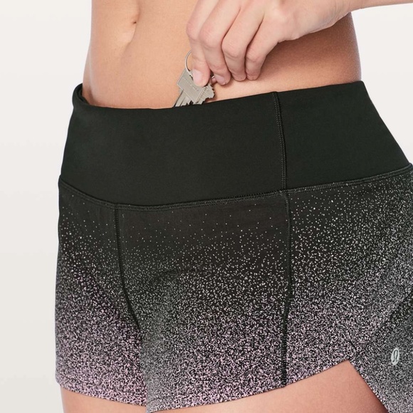 Lululemon Speed up Shorts 2.5" (Size 4) EUC Pink Speckle Ombre - Picture 8 of 8